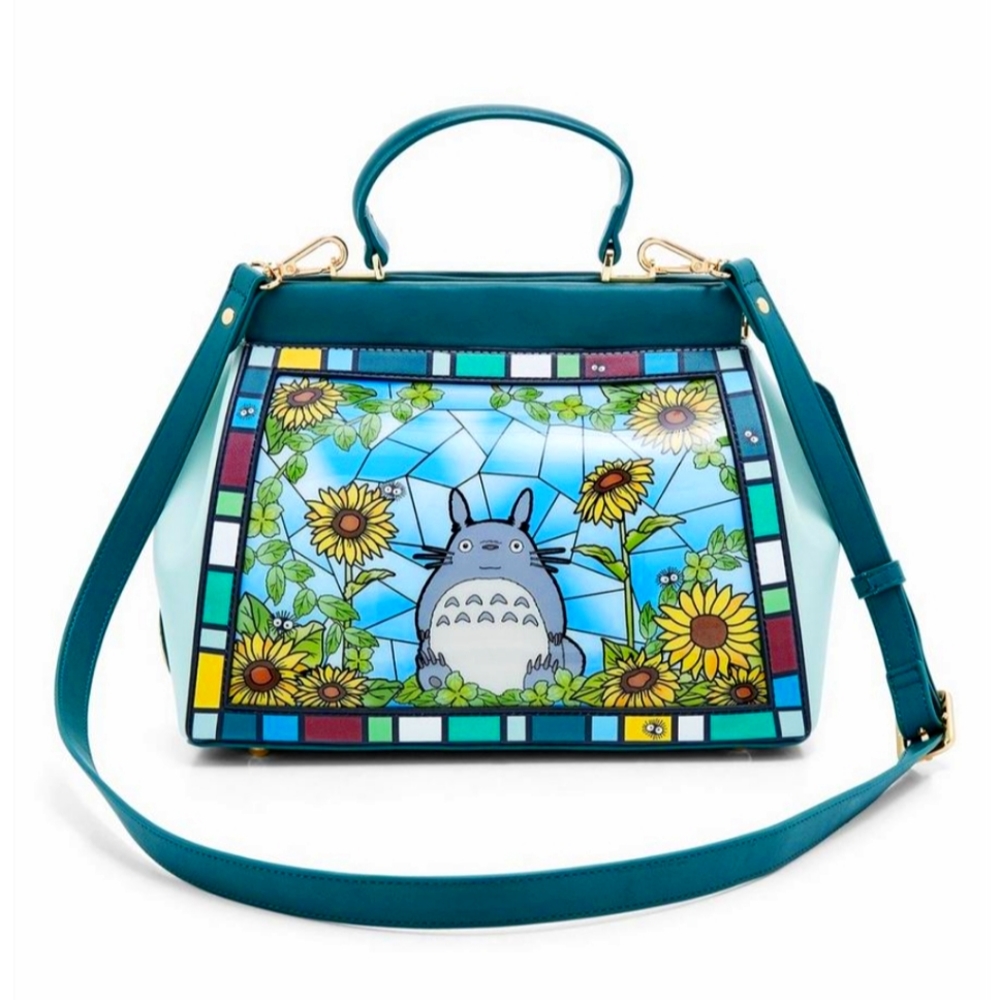 Our Universe Studio Ghibli My Neighbor Totoro Stained Glass Floral Handbag
